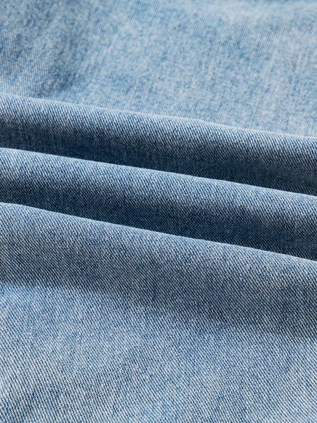 Patched Pockets Side Tie Denim Jacket